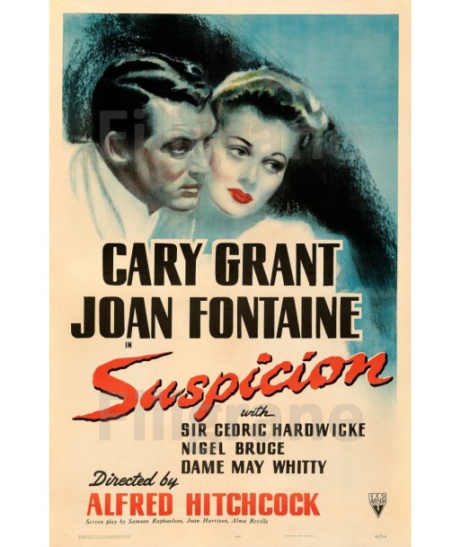 SUSPICION FILM Rosq-POSTER/REPRODUCTION d1 AFFICHE VINTAGE Jusqu'à 80% De Réduction