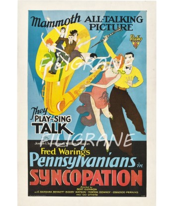 SYNCOPATION FILM Rgag-POSTER/REPRODUCTION d1 AFFICHE VINTAGE shop