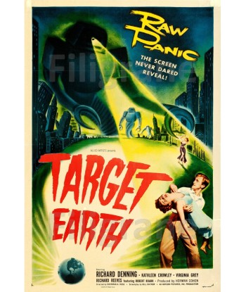 TARGET EARTH FILM Rxjv-POSTER/REPRODUCTION d1 AFFICHE VINTAGE s'inspire de l'anatomie humaine