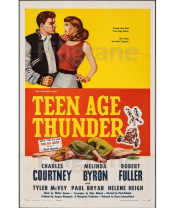 TEEN AGE THUNDER FILM Rksf-POSTER/REPRODUCTION d1 AFFICHE VINTAGE store