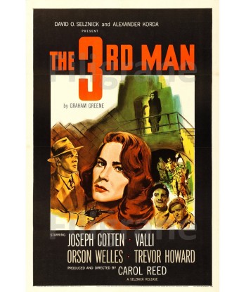 THE 3RD MAN FILM Rqra-POSTER/REPRODUCTION d1 AFFICHE VINTAGE ou a consommer sur place