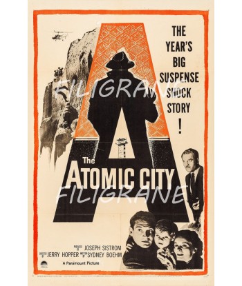 THE ATOMIC CITY FILM Rkht-POSTER/REPRODUCTION d1 AFFICHE VINTAGE À commander