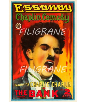 THE BANK FILM CHAPLIN Rzvo-POSTER/REPRODUCTION d1 AFFICHE VINTAGE 50% de réduction en Octobre 2024