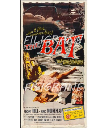 THE BAT FILM Rbgj-POSTER/REPRODUCTION d1 AFFICHE VINTAGE Comment ça marche