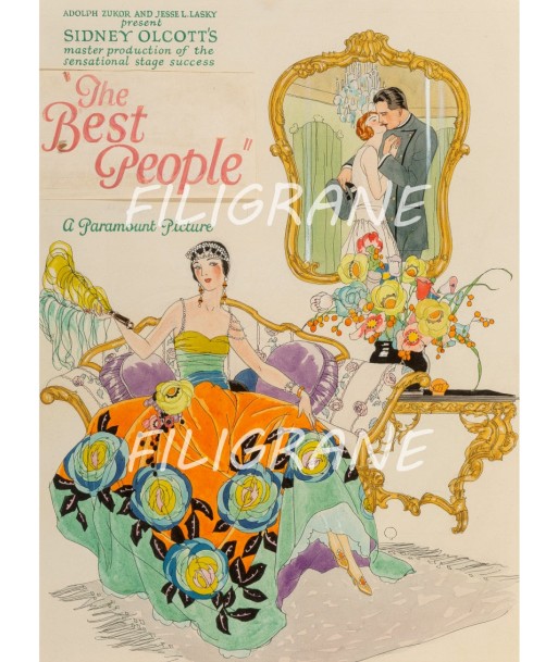 THE BEST PEOPLE FILM Rfit-POSTER/REPRODUCTION d1 AFFICHE VINTAGE En savoir plus