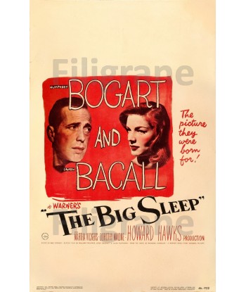 THE BIG SLEEP FILM Rrys-POSTER/REPRODUCTION d1 AFFICHE VINTAGE pas cheres