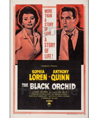 THE BLACK ORCHID FILM Rzia-POSTER/REPRODUCTION d1 AFFICHE VINTAGE pas cheres