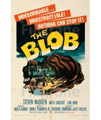 THE BLOB FILM Rzbr-POSTER/REPRODUCTION d1 AFFICHE VINTAGE de votre