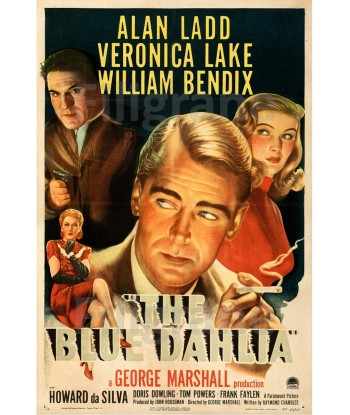 THE BLUE DAHLIA FILM Rzbb-POSTER/REPRODUCTION d1 AFFICHE VINTAGE prix