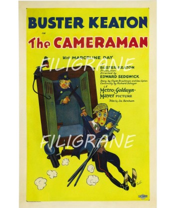 THE CAMERAMAN FILM Rqkw-POSTER/REPRODUCTION d1 AFFICHE VINTAGE Jusqu'à 80% De Réduction