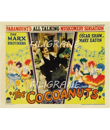 THE COCOANUTS FILM Rqap-POSTER/REPRODUCTION d1 AFFICHE VINTAGE Comment ça marche