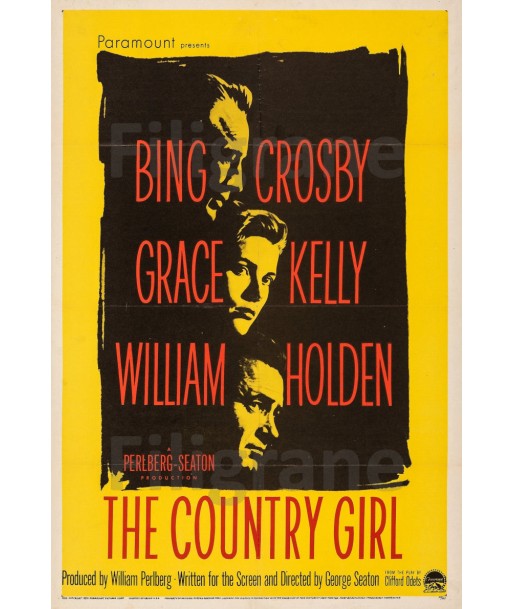 THE COUNTRY GIRL FILM Redc-POSTER/REPRODUCTION d1 AFFICHE VINTAGE france