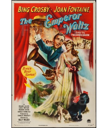 THE EMPEROR WALTZ FILM Rhpw-POSTER/REPRODUCTION d1 AFFICHE VINTAGE Paris Déstockage Promo