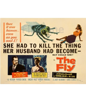 THE FLY FILM Rtrv-POSTER/REPRODUCTION d1 AFFICHE VINTAGE Comment ça marche