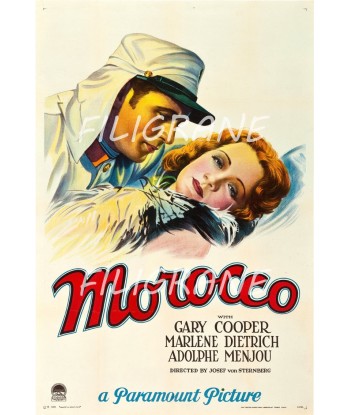 MOROCCO FILM Rarz-POSTER/REPRODUCTION d1 AFFICHE VINTAGE en ligne