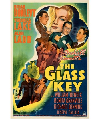 THE GLASS KEY FILM Rilw-POSTER/REPRODUCTION d1 AFFICHE VINTAGE Comment ça marche