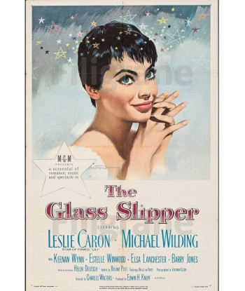 THE GLASS SLIPPER FILM Rbyq-POSTER/REPRODUCTION d1 AFFICHE VINTAGE destockage