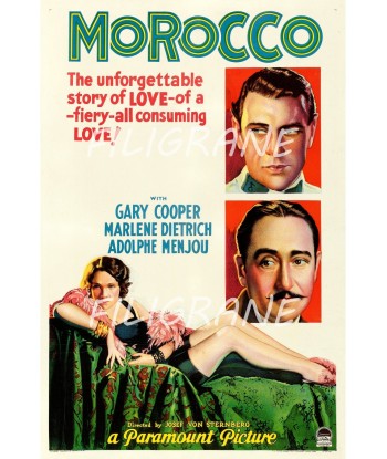 MOROCCO FILM Rrka-POSTER/REPRODUCTION d1 AFFICHE VINTAGE À commander