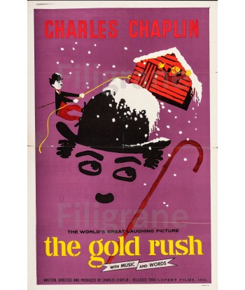 THE GOLD RUSH FILM CHAPLIN Ryws-POSTER/REPRODUCTION d1 AFFICHE VINTAGE les ligaments