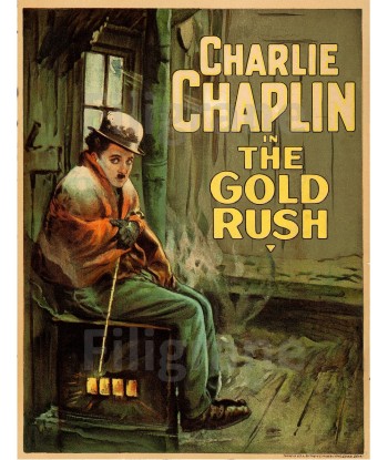 THE GOLD RUSH FILM Rsme-POSTER/REPRODUCTION d1 AFFICHE VINTAGE ouvre sa boutique