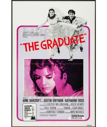 THE GRADUATE FILM Reub-POSTER/REPRODUCTION d1 AFFICHE VINTAGE Paris Déstockage Promo