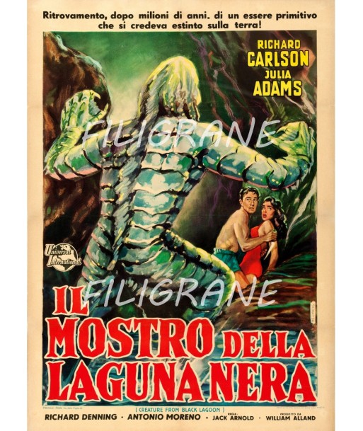 FILM MOSTRO della LAGUNA NERA Rwfp-POSTER/REPRODUCTION d1 AFFICHE VINTAGE votre