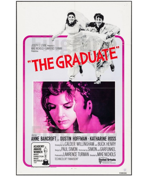 THE GRADUATE FILM Rmwn-POSTER/REPRODUCTION d1 AFFICHE VINTAGE les muscles