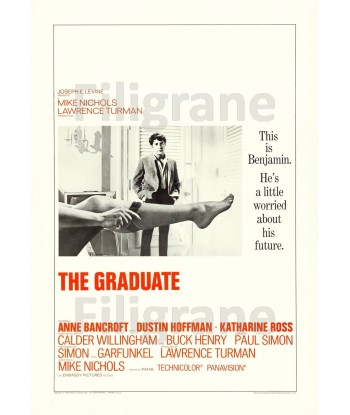 THE GRADUATE FILM Rsai-POSTER/REPRODUCTION d1 AFFICHE VINTAGE Profitez des Offres !