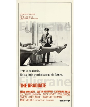 THE GRADUATE FILM Rwuz-POSTER/REPRODUCTION d1 AFFICHE VINTAGE pas cher 