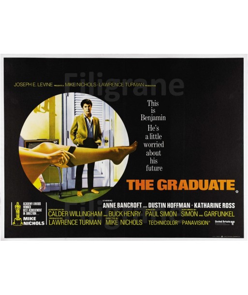 THE GRADUATE  FILM  Rzqw-POSTER/REPRODUCTION d1 AFFICHE VINTAGE Découvrez la collection