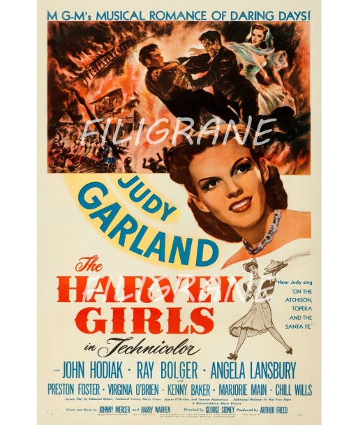 THE HARVEY GIRLS FILM Rumu-POSTER/REPRODUCTION d1 AFFICHE VINTAGE de votre