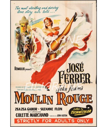 MOULIN ROUGE FILM CABARET Rsky-POSTER/REPRODUCTION d1 AFFICHE VINTAGE l'achat 