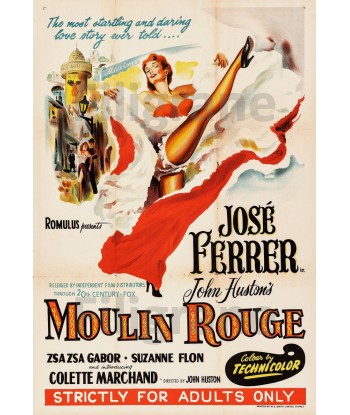 MOULIN ROUGE FILM Rjwy-POSTER/REPRODUCTION d1 AFFICHE VINTAGE Amélioration de cerveau avec