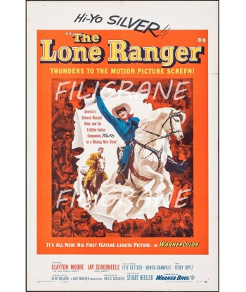 THE LONE RANGER FILM Rjls-POSTER/REPRODUCTION d1 AFFICHE VINTAGE paiement sécurisé