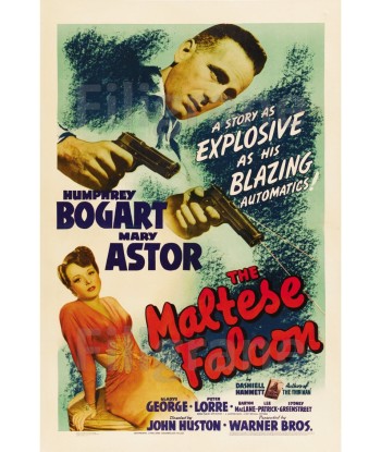 THE MALTESSE FALCON FILM Raaz-POSTER/REPRODUCTION d1 AFFICHE VINTAGE Toutes les collections ici