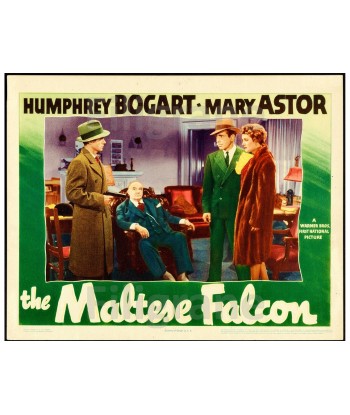 THE MALTESSE FALCON FILM Retr-POSTER/REPRODUCTION d1 AFFICHE VINTAGE pour bénéficier 