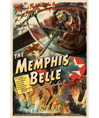 THE MENPHIS BELLE FILM Rhap-POSTER/REPRODUCTION d1 AFFICHE VINTAGE d'Europe débarque