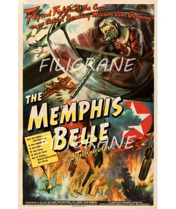 THE MENPHIS BELLE FILM Rjyv-POSTER/REPRODUCTION d1 AFFICHE VINTAGE livraison gratuite