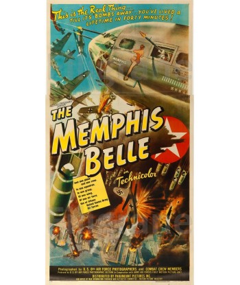 THE MENPHIS BELLE FILM Rlio-POSTER/REPRODUCTION d1 AFFICHE VINTAGE Par le système avancé 