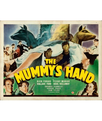 THE MUMMY'S HAND FILM Rbvh-POSTER/REPRODUCTION d1 AFFICHE VINTAGE basket pas cher