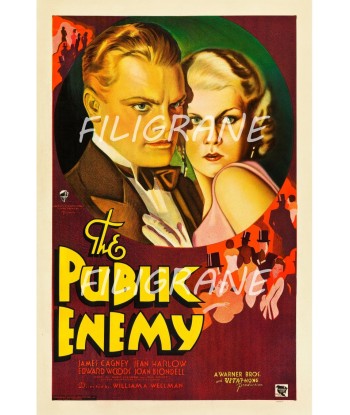 THE PUBLIC ENEMY FILM Romm-POSTER/REPRODUCTION d1 AFFICHE VINTAGE Le MVP de beaucoup