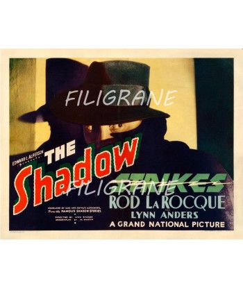 THE SHADOW FILM Rvjf-POSTER/REPRODUCTION d1 AFFICHE VINTAGE votre restaurant rapide dans 