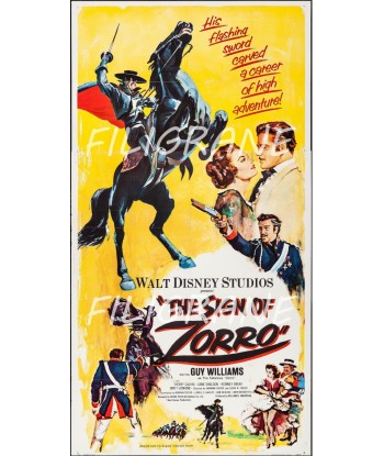 THE SIEN of ZORRO FILM Rioe-POSTER/REPRODUCTION d1 AFFICHE VINTAGE online