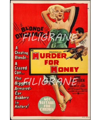 MURDER for MONEY FILM Rhgx-POSTER/REPRODUCTION d1 AFFICHE VINTAGE Comparez plus de prix