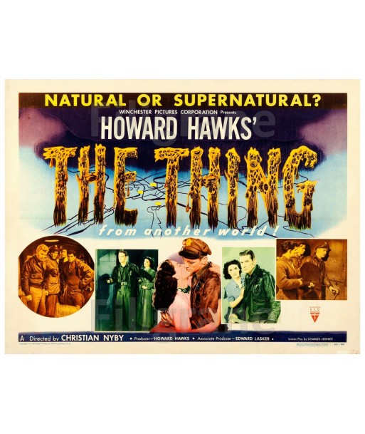 THE THING FILM Rhio-POSTER/REPRODUCTION d1 AFFICHE VINTAGE à prix réduit toute l'année