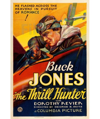 THE THRILL HUNTER FILM Rrbw-POSTER/REPRODUCTION d1 AFFICHE VINTAGE Comparez et commandez 