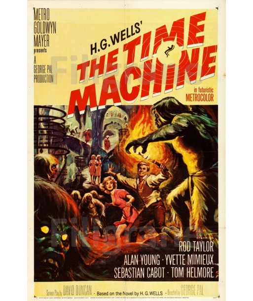 THE TIME MACHINE FILM Rcjs-POSTER/REPRODUCTION d1 AFFICHE VINTAGE acheter en ligne