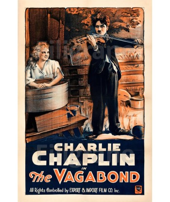 THE VAGABOND FILM Rhhf-POSTER/REPRODUCTION d1 AFFICHE VINTAGE meilleur choix