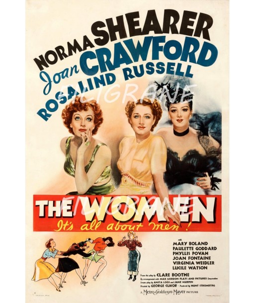 THE WOMAN FILM Roti-POSTER/REPRODUCTION d1 AFFICHE VINTAGE d'Europe débarque