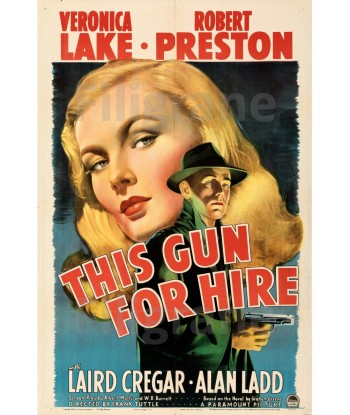 THIS GUN FOR HIRE FILM Rnjp-POSTER/REPRODUCTION d1 AFFICHE VINTAGE des créatures d'habitude